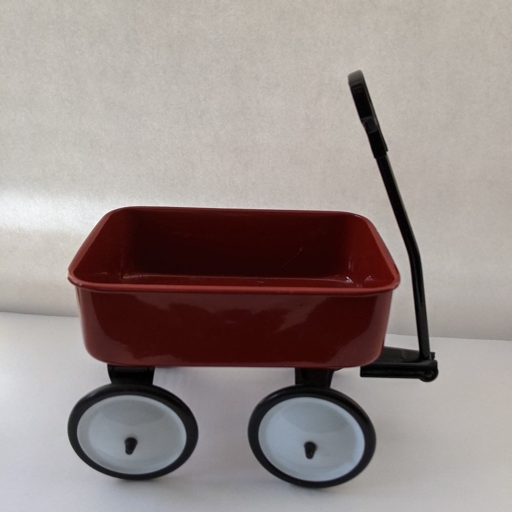 Decorative Red Wagon